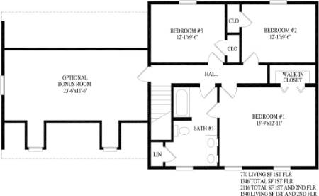 Waterford Modular Home Floor Plan Second Floor